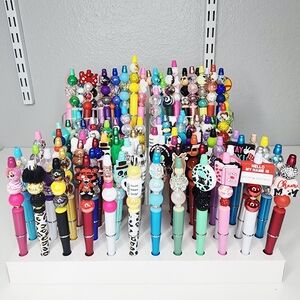 Custom Pens x10 Pack With Free Keychain Gift